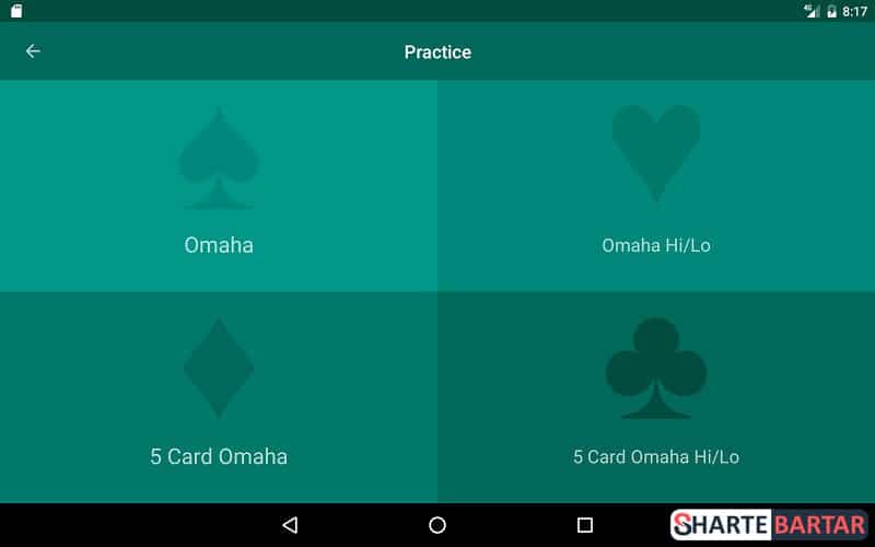 اپلیکیشن Poker Omaha Hand Trainer