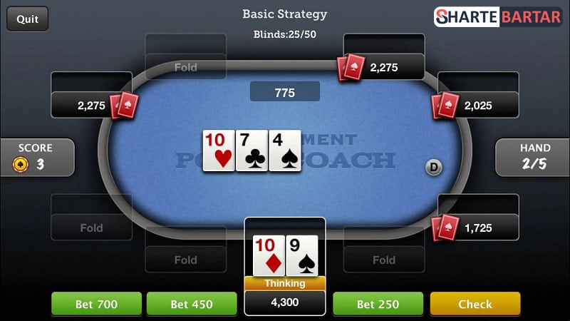 اپلیکیشن Tournament Poker Coach